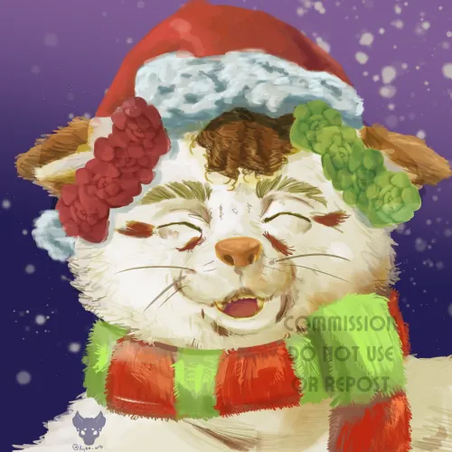 Thumbnail Happy Xmas: Kipbo_ART's Furry Festivities | furry