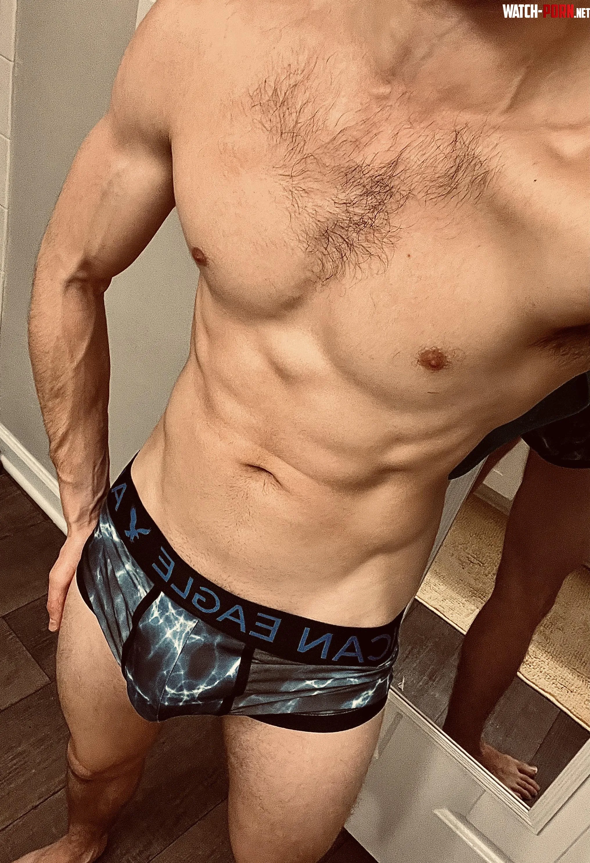 I can only wear super tight underwear because if I dont it becomes obvious I have a huge cock by hungguy692369