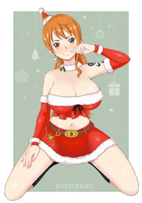 Thumbnail Nami this Christmas by Fuckingfucking11