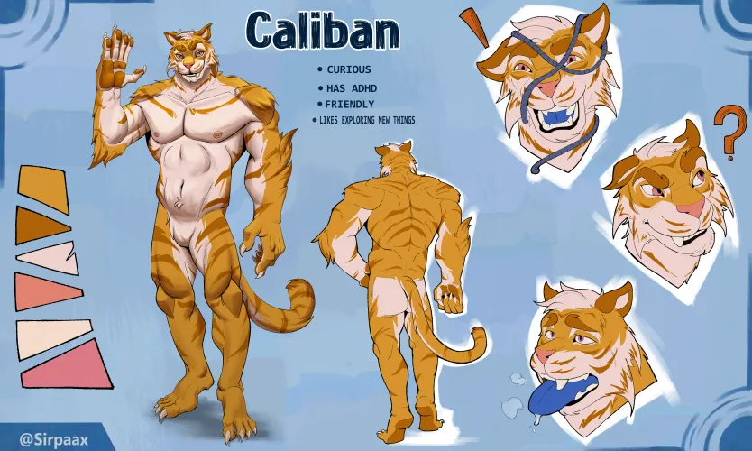 Thumbnail Designing The Unique Caliban and More: Furry Art by Sirpaax