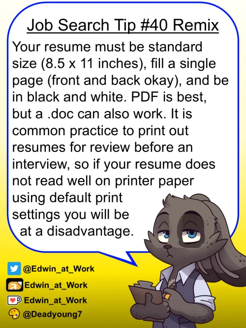 Thumbnail Job Search Tip: Enhance Your Resume with Edwin_at_work