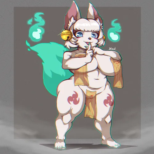 Thumbnail Kitsune Thicc by Dclaret | MonsterGirl Category