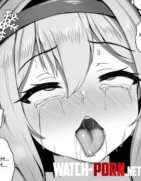 Lf mono source1girl ahegao sweating crying headband by fireexpert_007