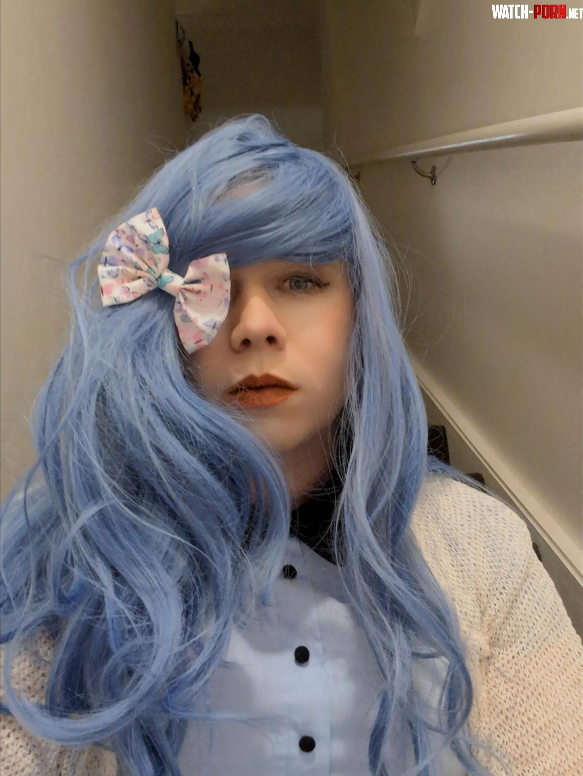 Femboy bad hair days happen  at least my eyes look cute   by hazel_housewife