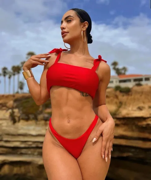 Thumbnail Discover the Latest Red Bikini Trends by assworshipgod93