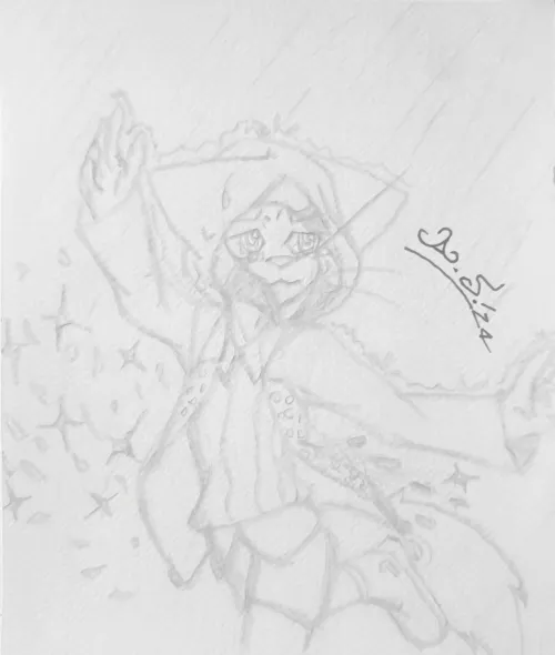 Thumbnail Sketching Furry Art: Drenched in Rain Artwork by Dalek_Sath