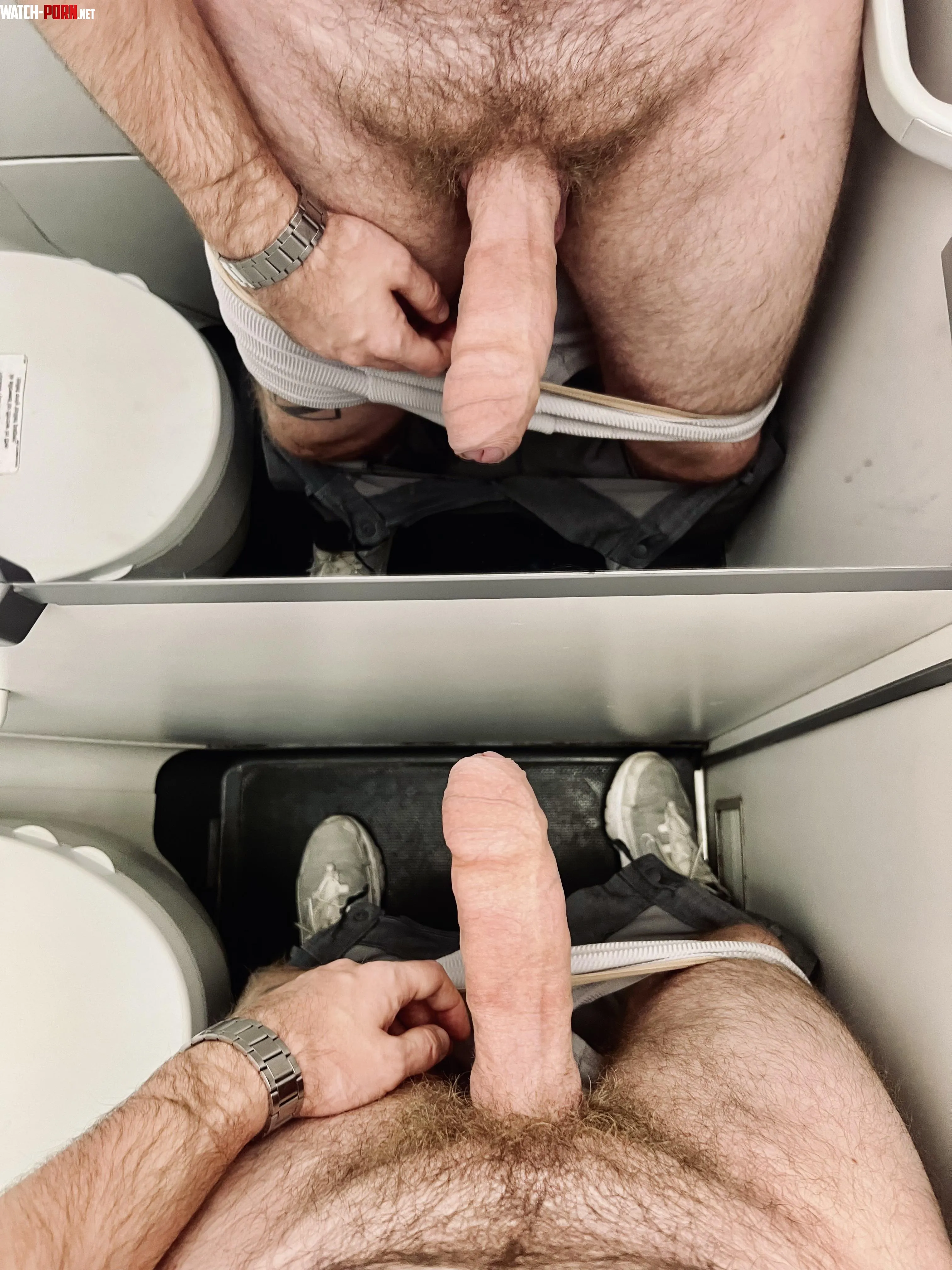 Honest rate Took in the airplanes restroom p by stereotape