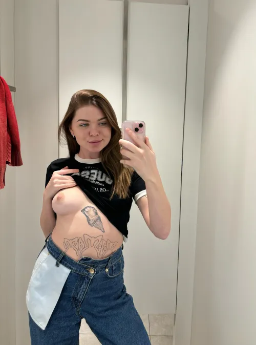 Thumbnail MirrorSelfie Magic: Admiring My Own Breasts by mintlilu