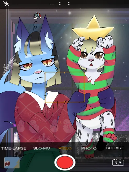 Thumbnail Holiday Wishes from Lena: WaterLiliesAtNight's Furry Artistry