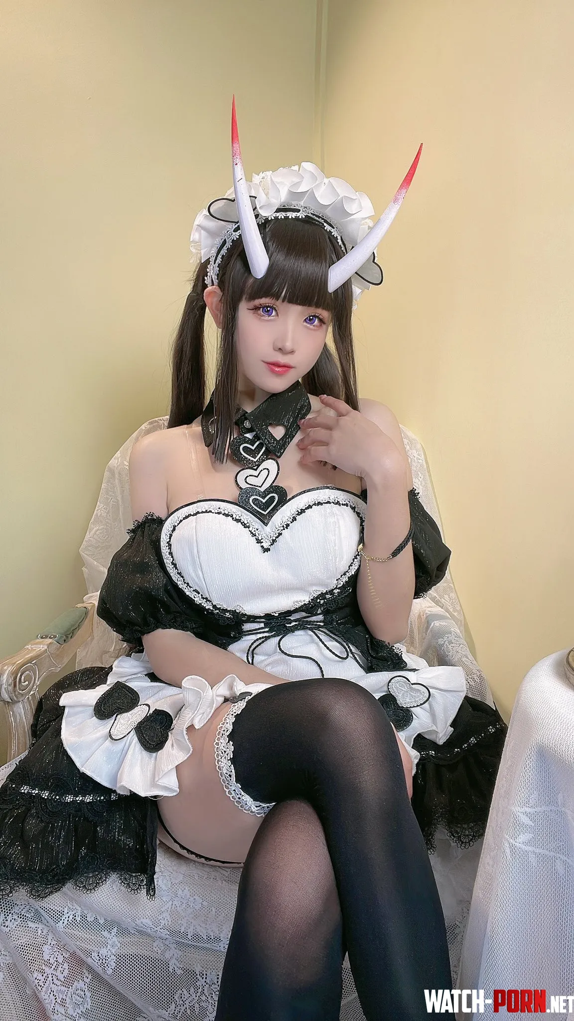 Azur Lane IJN Noshiro maid by Mikomikowwn by _trapd00r_