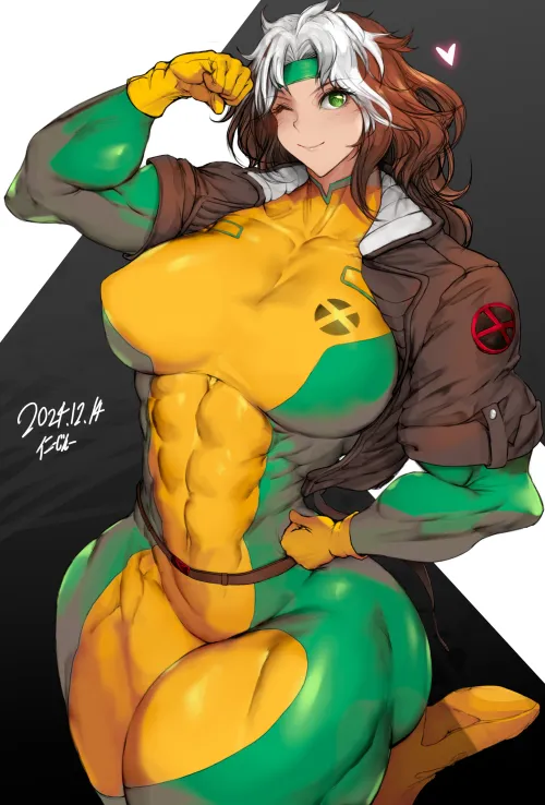 Thumbnail Rogue JINjin Art - fitdrawngirls