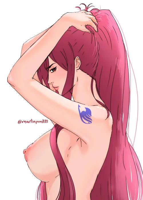 Thumbnail Erza Scarlet by MartinPunk02: A Fairy Tail Experience | Rule34