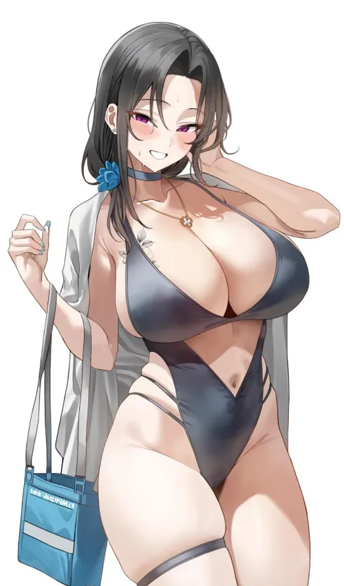 Thumbnail Dongtan Lady Swimsuit K Pring Artists OC on AnimeMILFS Category