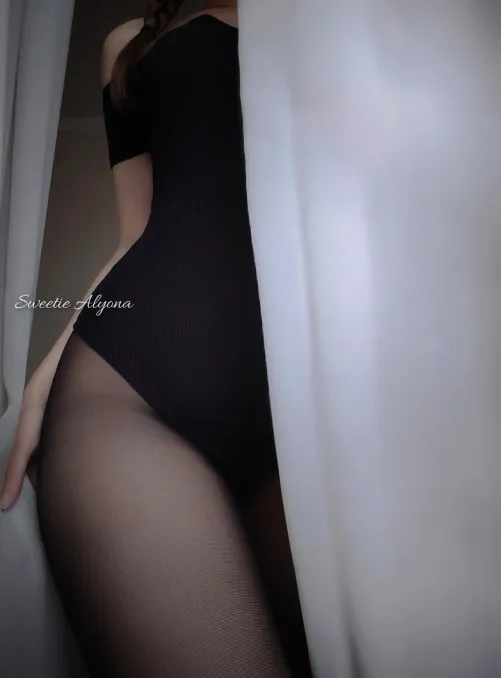 Thumbnail Sensual Elegance: Pantyhose and Bodysuit Pairing | SweetieAlyona