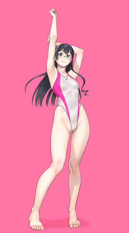 Thumbnail Competition Swimsuit Ooyodo Yuuji KanColle by llamanatee | animebodysuits