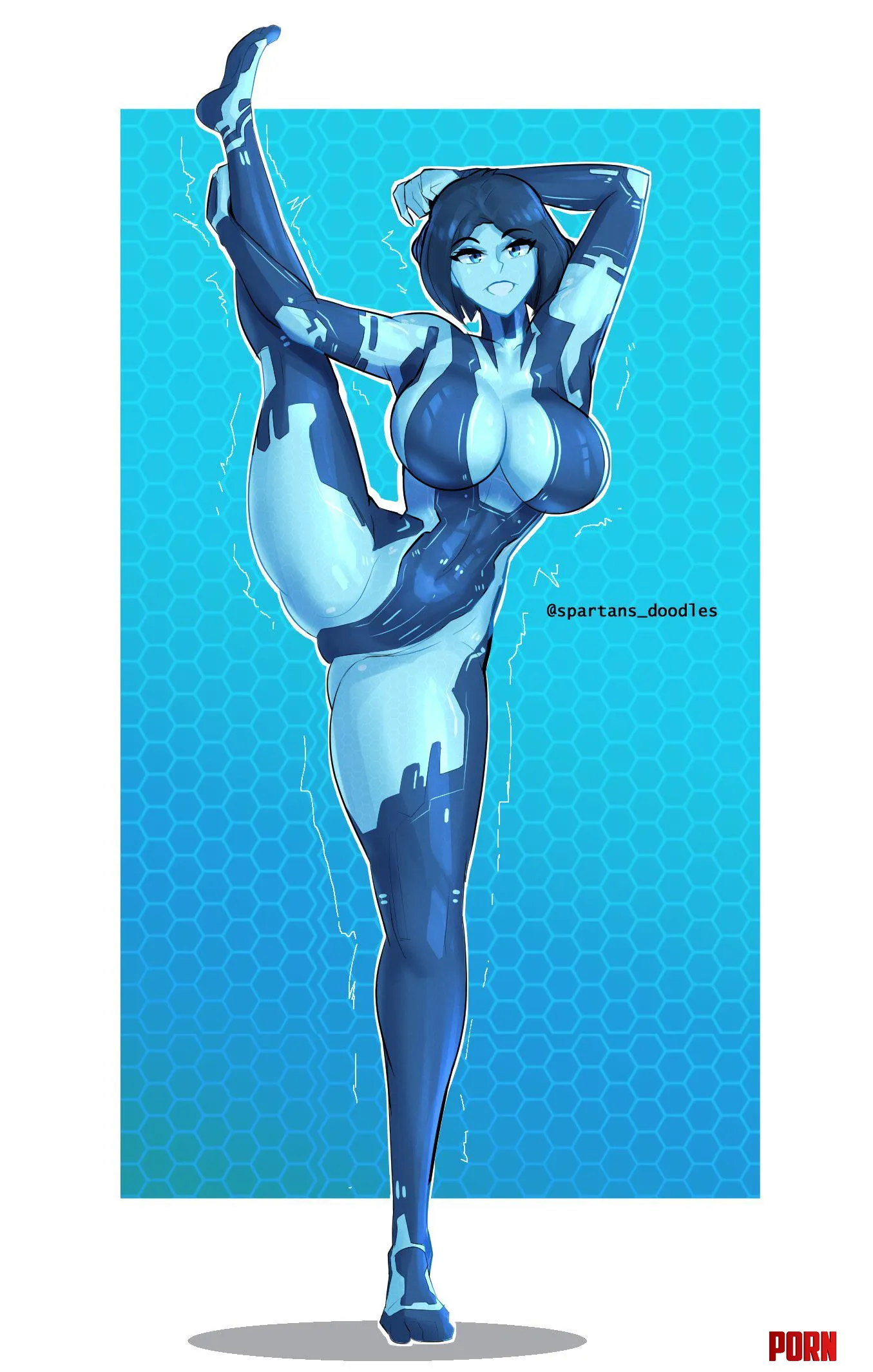 Cortana wants you stretch out before a big mission chief spartandoodles Halo by CortanaLoverSystem71