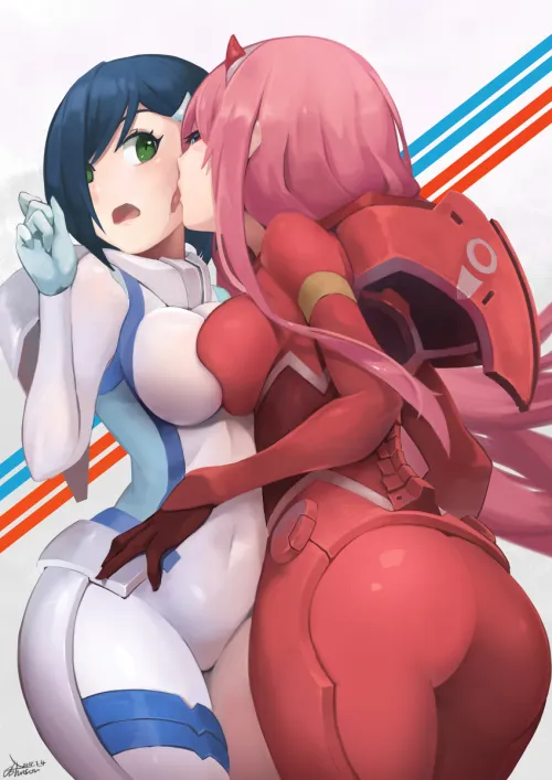 Thumbnail Rule34: Zero Two's Seduction of Ichigo by SiarX