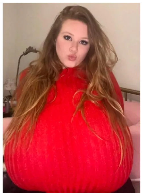 Thumbnail Enjoy 'Busty in Red' with secondaccount120 - 2busty2hide Category