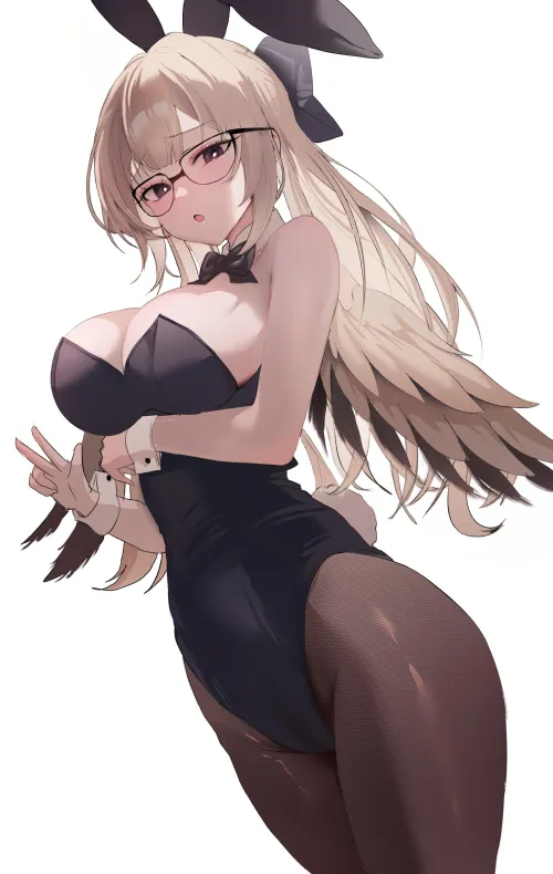 Thumbnail Megane Bunny: A Stylish Take on Anime Bodysuits by CheetahSperm18