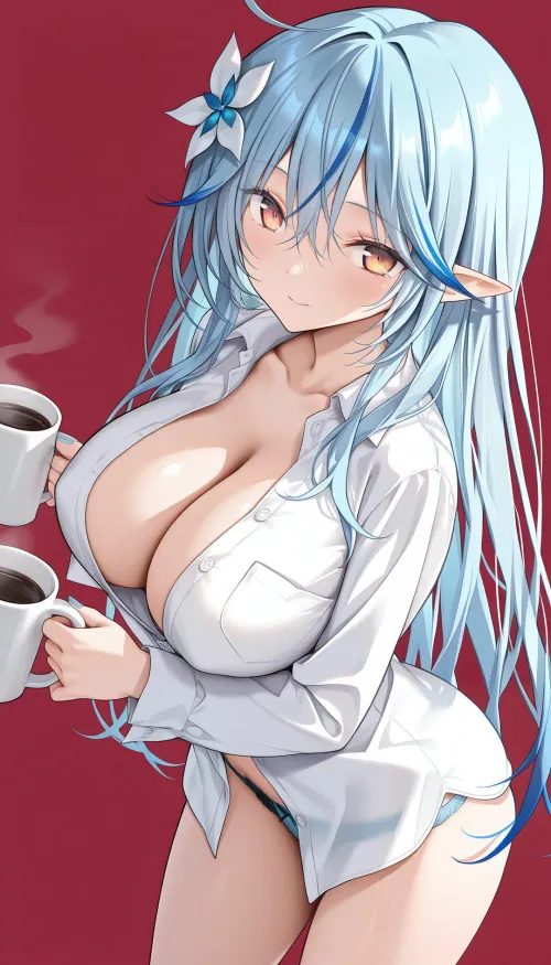 Thumbnail Lamy's Coffee Break: A BigAnimeTiddies Treat by marxsander2016