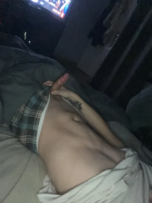 Thumbnail Young Skinny Twink Cock 19: Invitation Under the Duvet by TheYoungSexyTwink