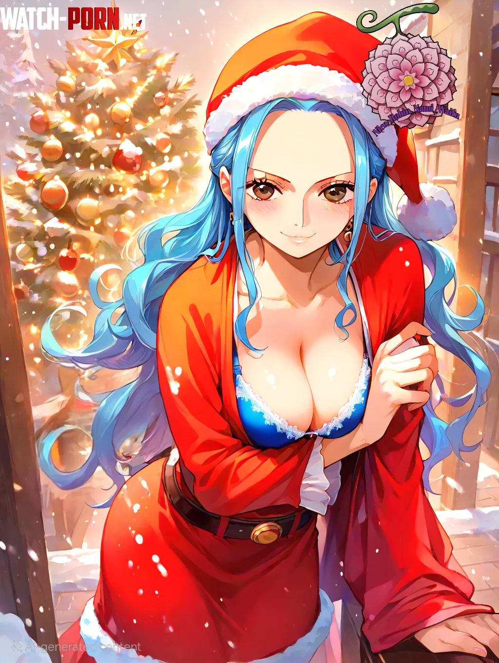 Vivi christmas so beautiful   by Nami_Robin_Waifu