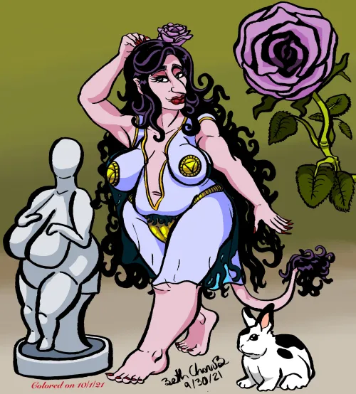 Thumbnail Troll Fertility Priestess by zethasaurusrex F: Oily-Eyed_Dino's Creation | MonsterGirl