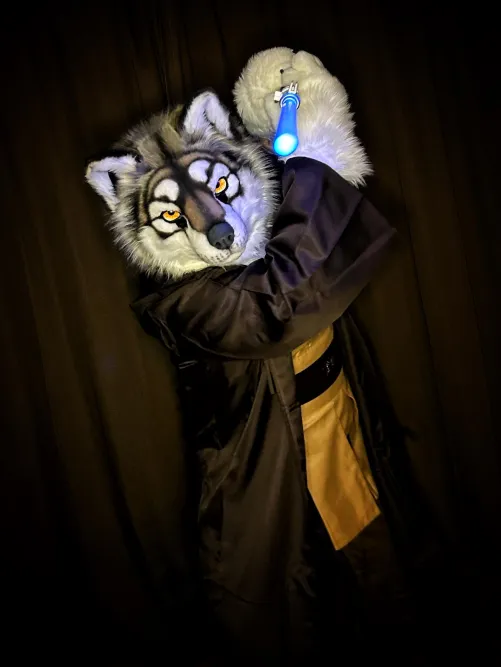 Thumbnail Jedi Wolf Gets to the Point - smog_the_wolf Furry Force Wisdom