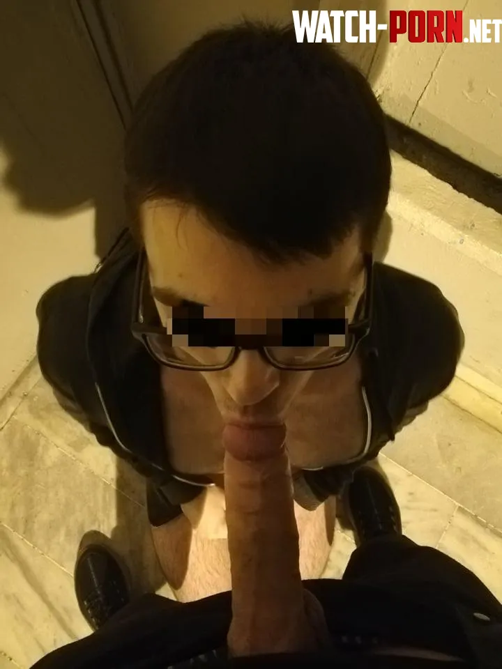 On my knees sucking his cock  by theoldspirit