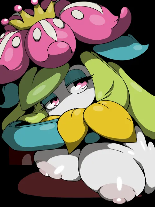 Thumbnail Shiny Lilligant Chillin by ErisRenatus | PokePorn Escii