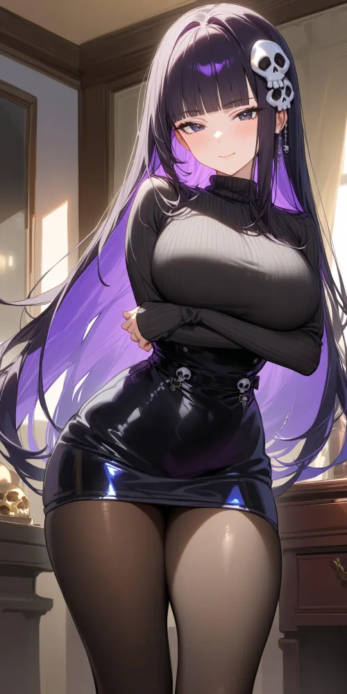 Thumbnail Goth Girl Thighs Unveiled by CheetahSperm18 in thighdeology