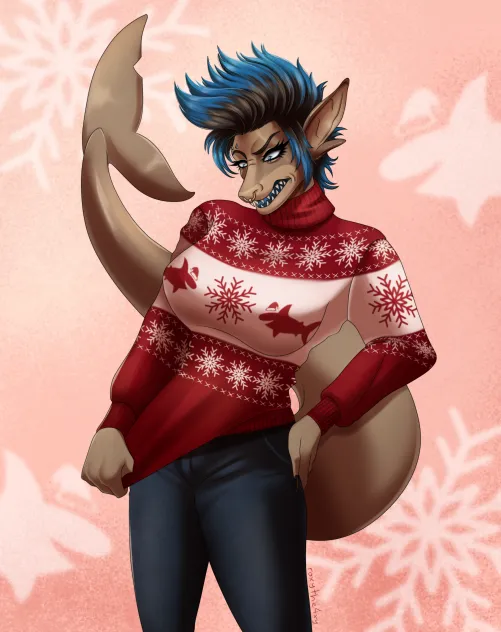 Thumbnail Sweater Surprise: DearPitch27's Art Creation | Furry Category