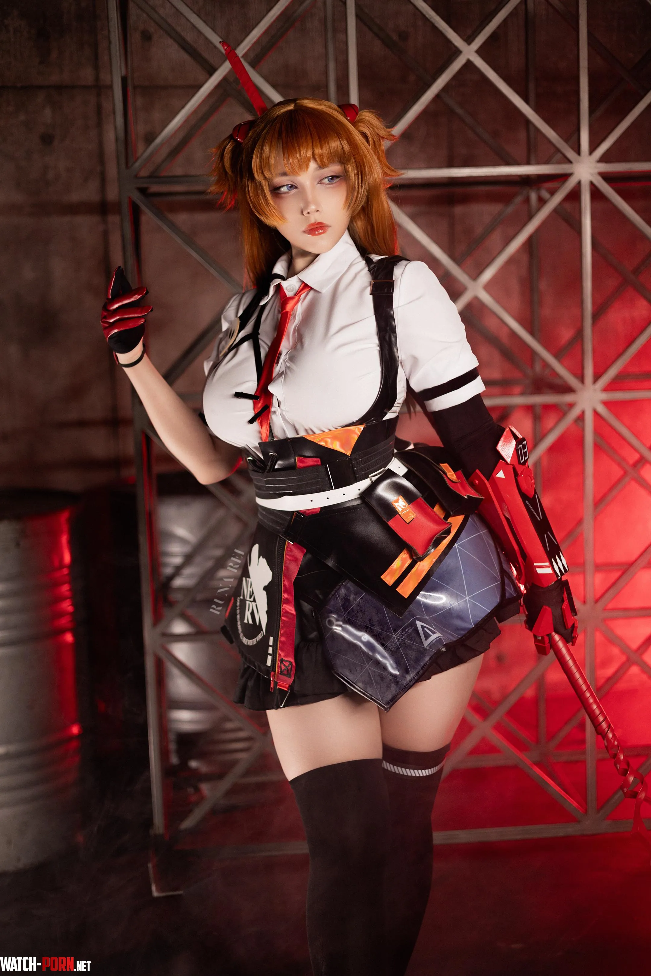 Evangelion x Honkai Impact 3rd Asuka Runa Rei by runa_rei