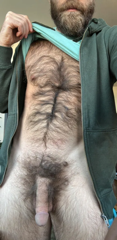 Thumbnail OtterDude69's Winter Coat: A Look into Insanely Hairy Men's Style