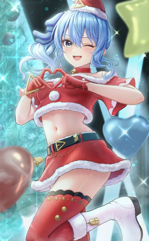 Thumbnail Santa Suisei Hololive by A_MASSIVE_PERVERT