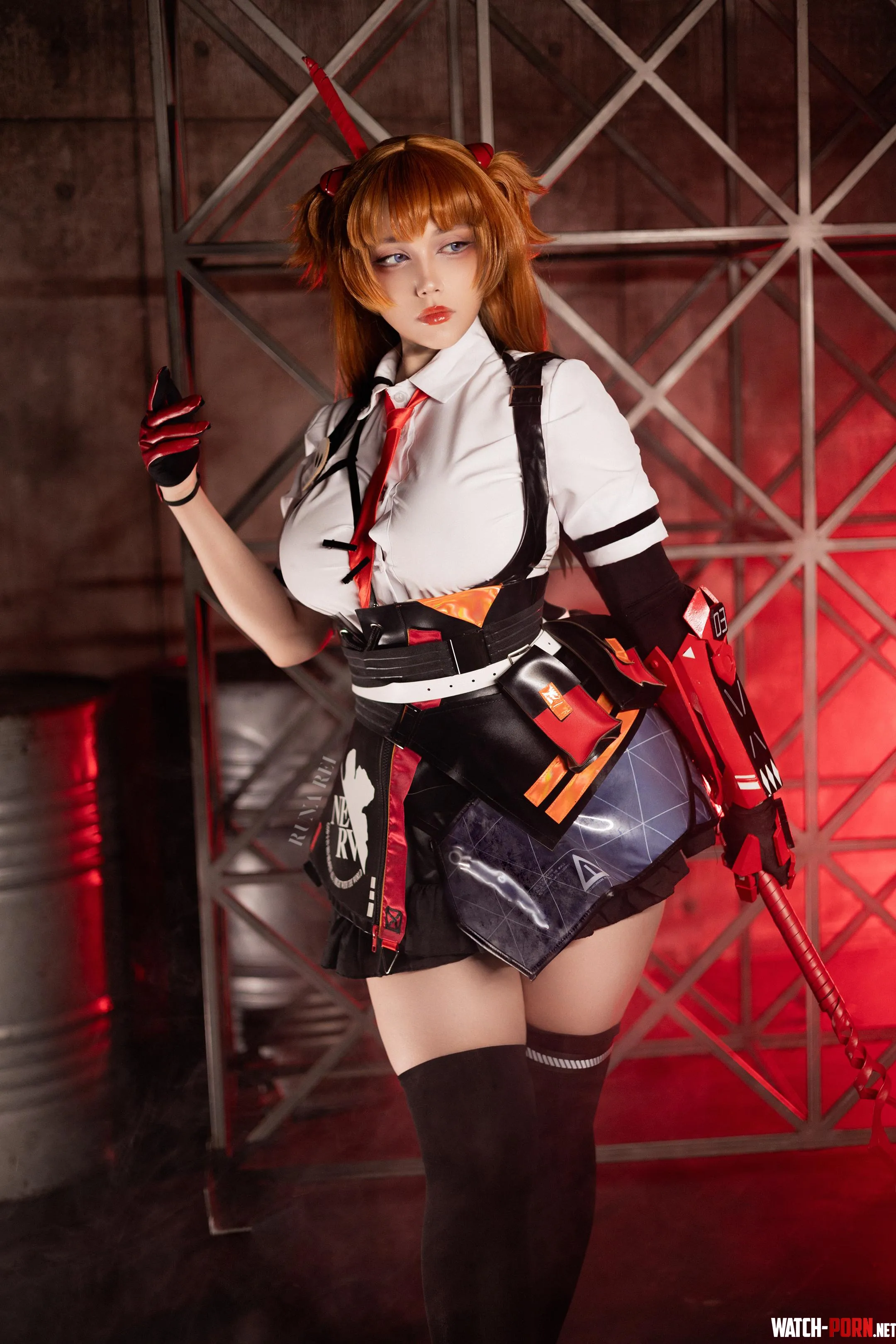 Evangelion x Honkai Impact 3rd Asuka Runa Rei by runa_rei