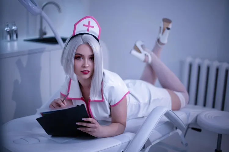 Thumbnail Akito_cos Nails Nurse Ashe Cosplay from Overwatch