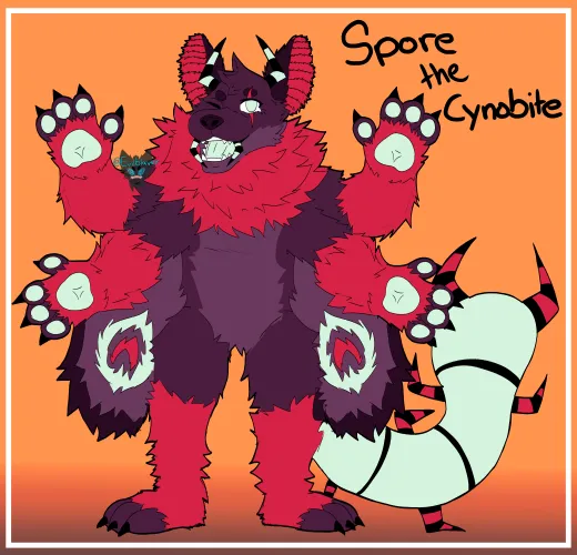 Thumbnail New Sona Creation: Cynobite Dogcentipedemoth OC by Evilblaver | furry