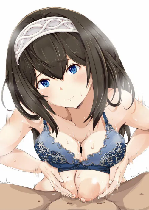 Thumbnail Ecchi_neko's Idolmaster Cinderella Girls: Savor Sagisawa Fumika's Busty Paizuri