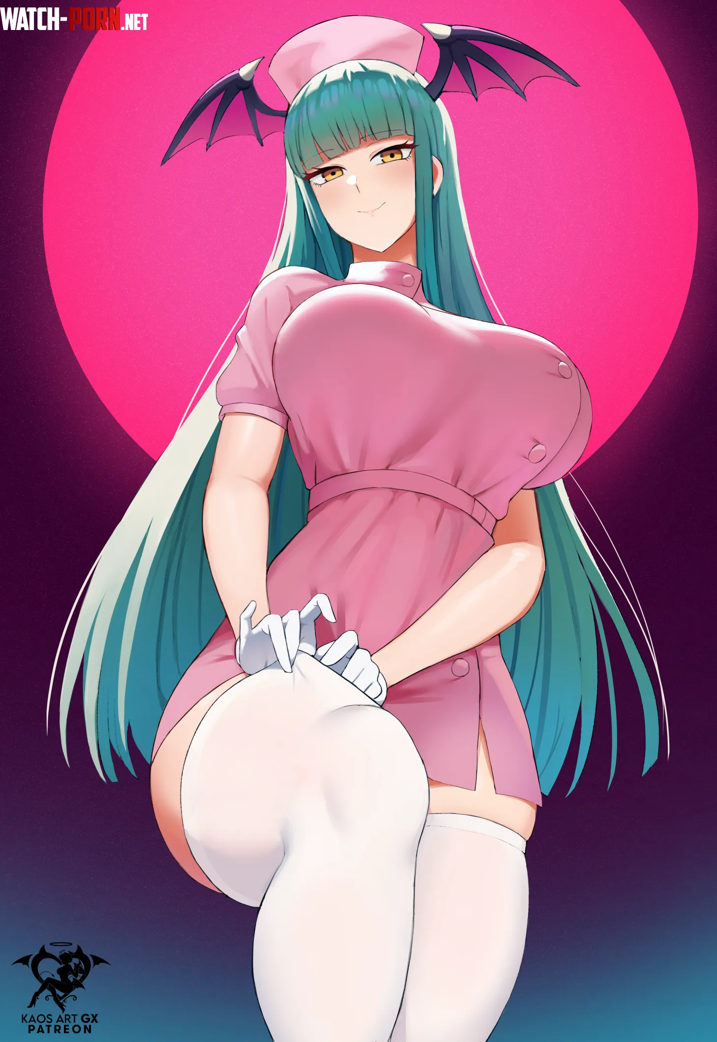 Nurse Morrigan Darkstalkers by Terran117