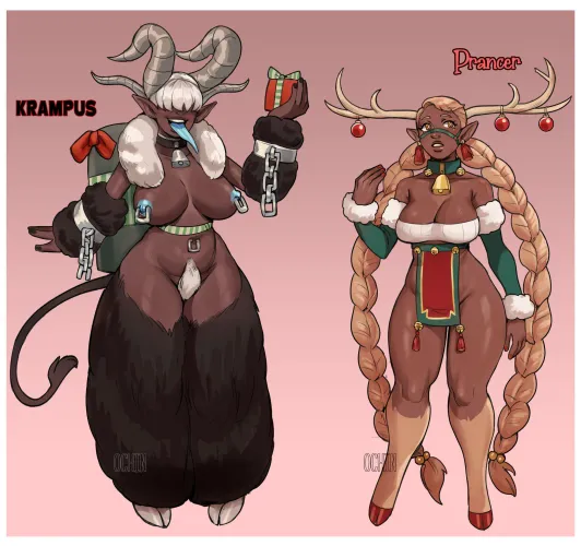 Thumbnail Unveiling the World of Krampus and Prancer 0chin by x-LeananSidhe-x