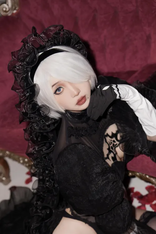 Thumbnail RinaCosplay's Stunning 2B Wedding Version Cosplay