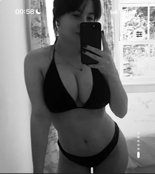 Thumbnail Classic Elegance in Black and White Bikinis