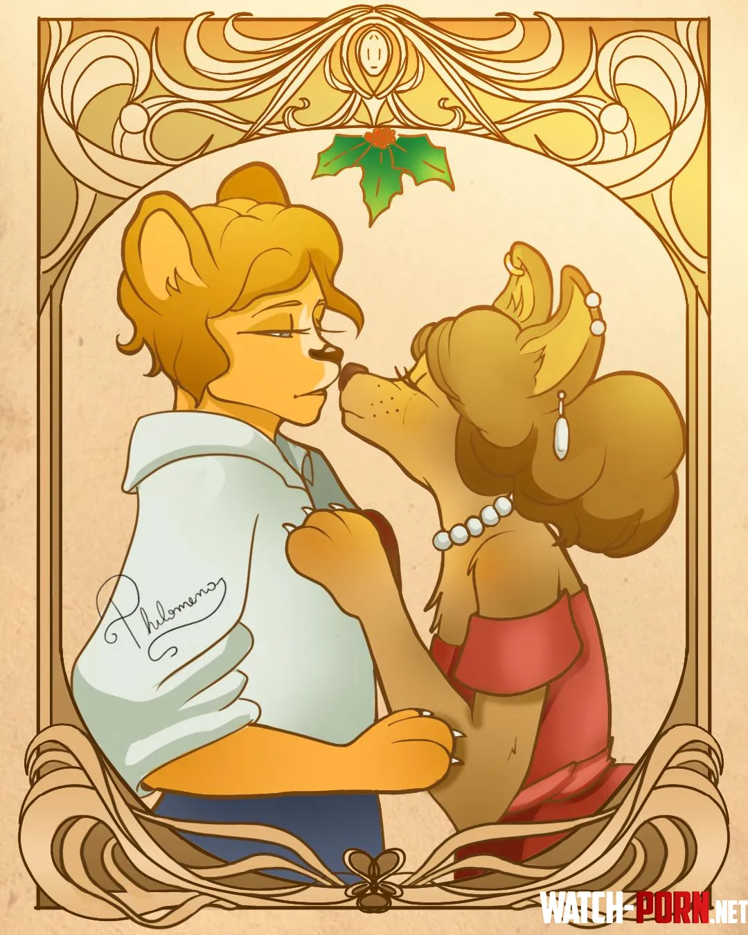 Hey For the holidays I made a little piece of a couple Who else loves Christmas romcoms by Efficient-Bag-8562