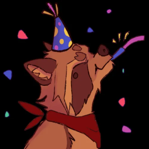 Thumbnail Happy Party Raccoon by Me by tlitston in Furry Category