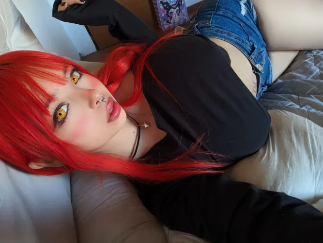 Thumbnail Sensual Promise: Makima Cosplay Delights | babygirlkittenxo