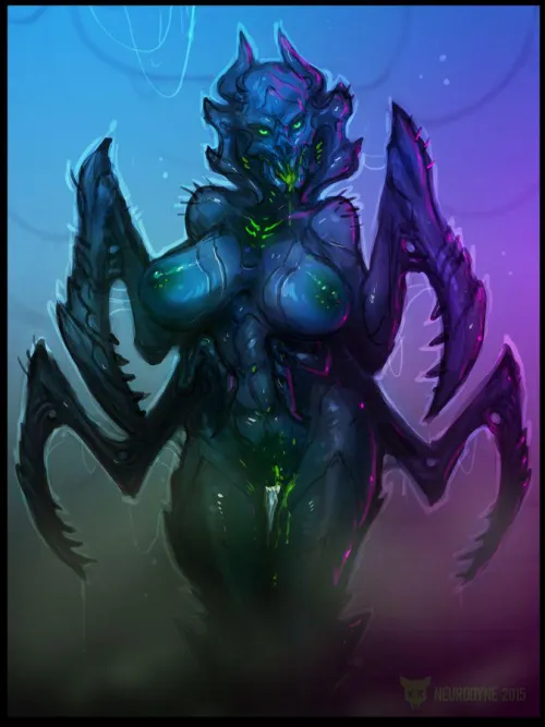 Thumbnail Alien Insectoid Beauty Neurodyne: MonsterGirl Showcase