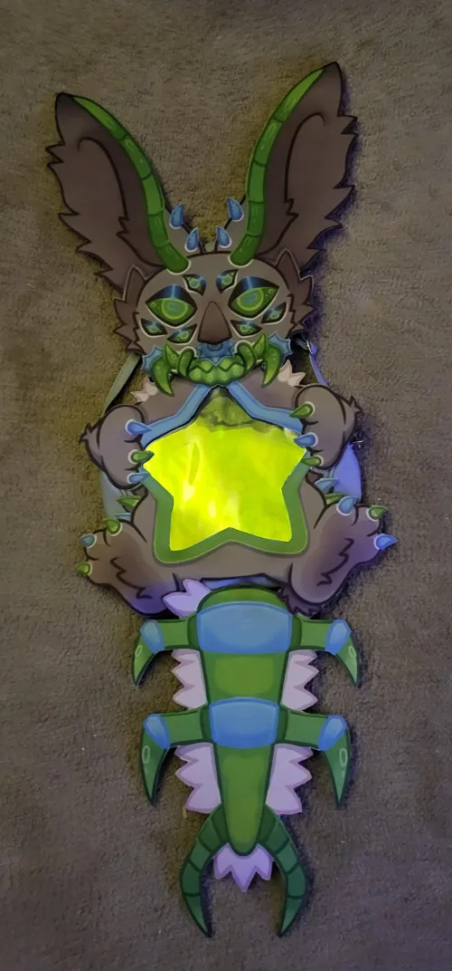 Thumbnail Showcasing the Finished Ita Bag Creation by Zombnuy in Furry Category