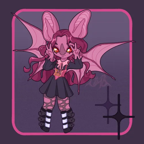 Thumbnail Baby Bat: Embracing Christmas with liine_nacarate in the furry Realm