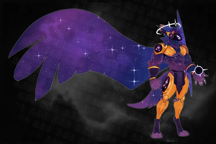 Thumbnail Made from Stars Adopt: A Furry Art Creation by CDfelinus